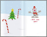 Crackers Extra-Special Granddaughter Funny Cat Christmas Greeting Card