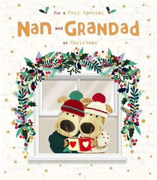 Boofle for A Very Special Nan & Grandad Cosy Cute Christmas Greeting Card 771196