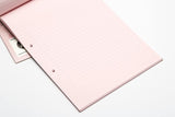 Rhino Pink Paper Refill Pad 8mm feints & margin A4 50 Leaf 100 pages (Pack of 6)