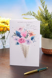 UK Greetings Mother's Day Card for Mum from your Son - Floral Bouquet Design