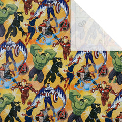 Marvel Avengers Design 2M Wrapping Paper Roll