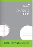 32 Pages A4 Book Keeping Analysis (297 x 210mm)