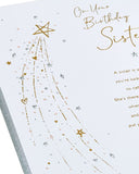 Sister Traditional Design with Sentimental Message Birthday Card