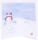 UK Greetings Christmas Card for Both of You - Snowcouple Design