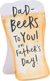 Father's Day Card For Dad With Envelope - Beer Shape Design