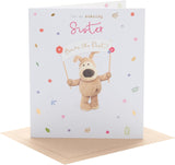 Boofle Birthday Card for Sister – Adorable & Fun Design