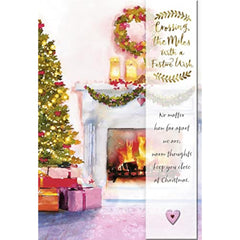 Crossing The Miles with a Festive Wish Christmas Card