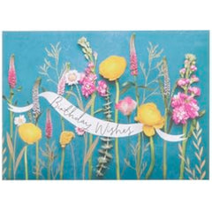 Beautiful Floral Design Friend Birthday Card