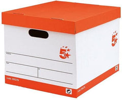 5 Star White Storage Box (Pack of 10)