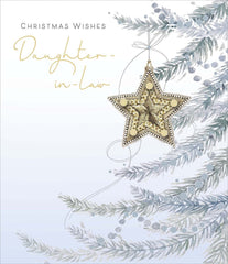 Christmas Wishes Daughter-in-Law Special Christmas Greeting Card Xmas Cards 735316