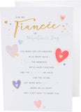 UK Greetings Valentine's Day Card for Fianc�e - Heartfelt Design