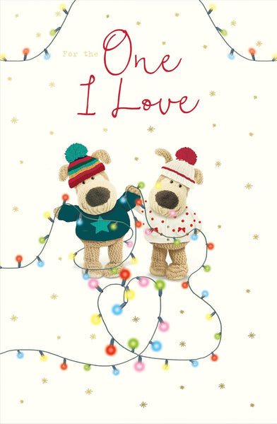 Boofle for The One I Love Festive & Cute Christmas Greeting Card 771209