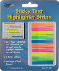 Sticky Text Highlighter Strips – Transparent Adhesive Strips for Highlighting Text