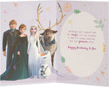 Princess Elsa Birthday Card - Disney Princess Birthday Card - Frozen Birthday Girl Card - Birthday Card Girls
