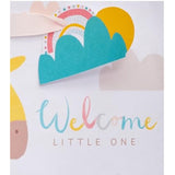 UK Greetings Medium Gift Bag for New Baby Boy or Girl - Cute Giraffe Design