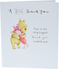 Disney Winnie the Pooh Piglet Thank You Card