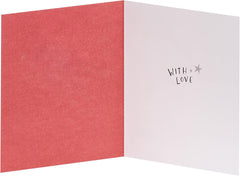 UK Greetings Christmas Card for Son - Gold Lettering Design