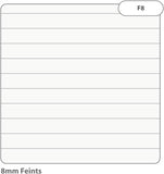 Rhino 200 x 127 Shorthand Notebook 300 Pages / 150 Leaf 8mm Lined (Pack of 5)