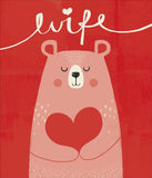 Wife Cute Bear Valentine's Day