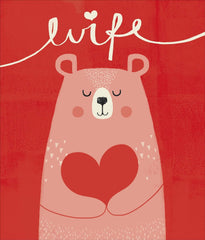 Wife Cute Bear Valentine's Day