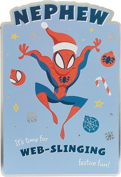 Disney Marvel Spiderman Nephew Christmas Card