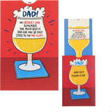 UK Greetings Father's Day Card for Dad - Interactive Beer Design