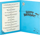 As You're Mad About Football Birthday Card