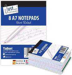 8 Pack A7 Lined Notebooks | Pocket-Size Notepads for Notes, Lists & Travel