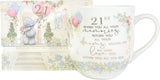 Tatty Teddy Luxury Bone China Mug in Satin-Lined Box 21st Birthday Gift Signature Collection