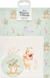UK Greetings Disney Wrap, Card and Tag Pack - Winnie the Pooh Packaged Wrap - Winnie the Pooh Greeting Card - Disney Gifting Bundle - Winnie the Pooh Gifting Bundle, Multi (688967-0-1)