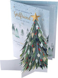 Hallmark Boxed Christmas Card for Girlfriend - Classic Winter Scene with Tree Design