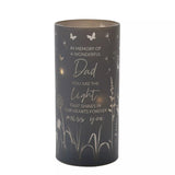 Thoughts of You Memorial Tube Light – ‘Dad’ Tribute Keepsake