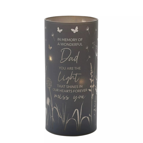 Thoughts of You Memorial Tube Light – ‘Dad’ Tribute Keepsake