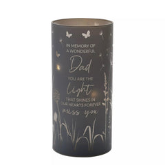 Thoughts of You Memorial Tube Light – ‘Dad’ Tribute Keepsake