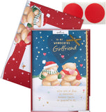 Forever Friends Winter Love Design Girlfriend Boxed Christmas Card