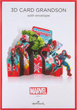 Marvel Avenger's Grandson;s Festive Fun Fit For a Hero 3D Card