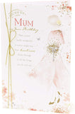 Birthday Card for Amazing Mum with Ribbon