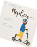 Kindred X Afrotouch - Awesome Nephew - Birthday Card