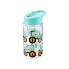 Sass & Belle Drink Up Tractor Water Bottle � 400ml BPA-Free Reusable Drink Container with Straw for Boys & Girls � Leakproof, Lightweight, Fun Design for School, Sports, Travel & Picnics