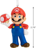 Nintendo Mario Mushroom Resin Tree Decoration