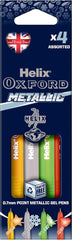 Metallic Colour Gel Pens - Pack of 4 | Shimmer Ink for Crafts, Notes & Cards