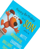 Funny Birthday Card for Son