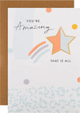 3D Effect Shooting Star Greeting Card
