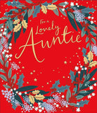 Christmas Wreath-Auntie Christmas Card
