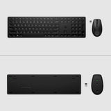 HP 650 Programmable Wireless Keyboard & Mouse Set | 20+ customisable keys and mouse sensitivity | 20+ months battery | Multi-surface use | 60% recycled materials | 4 batteries and nano dongle | Black