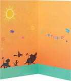 UK Greetings | Disney The Lion King Birthday Card for Boy/Girl | Happy Birthday Gifts | Her/Him | Simba & Friends Design