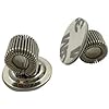 6 x Self Adhesive Metal Pen Holder Silver