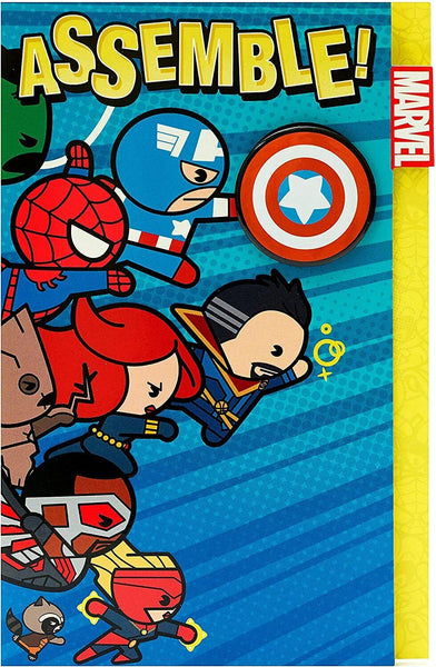 Marvel Avengers Kawaii Cute Superhero Birthday Card
