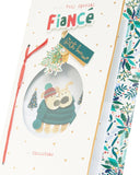 Boofle Christmas Card for Fianc� - Cute Design