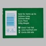 Royal Mail 2nd Class Stamp Book – Pack of 8 Self-Adhesive Stamps for UK Standard Mail